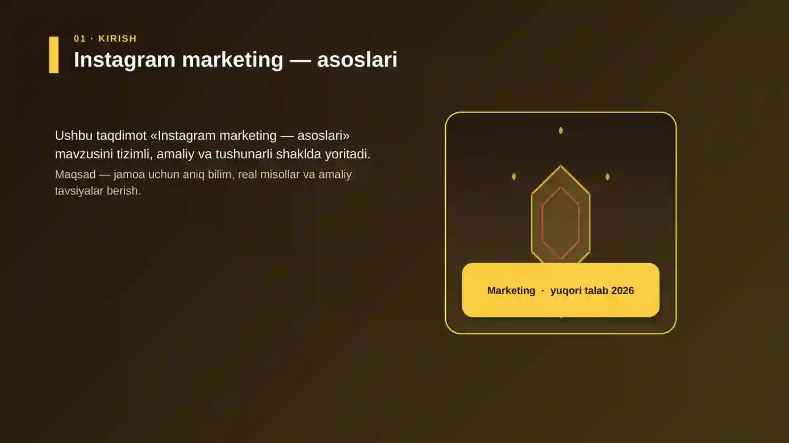 Instagram marketing — asoslari 3