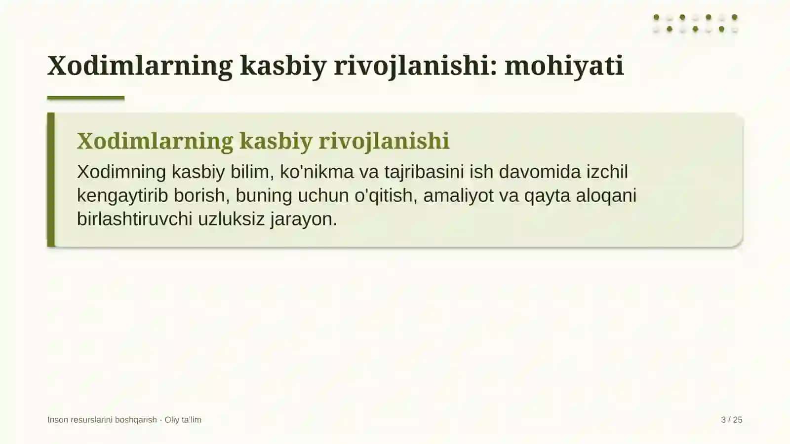 Kempinglarda xodimlarning kasbiy rivojlanishi 3