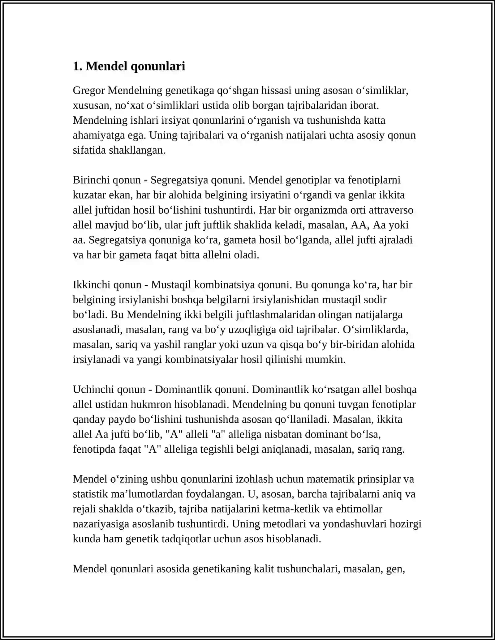 GENETIKA 3