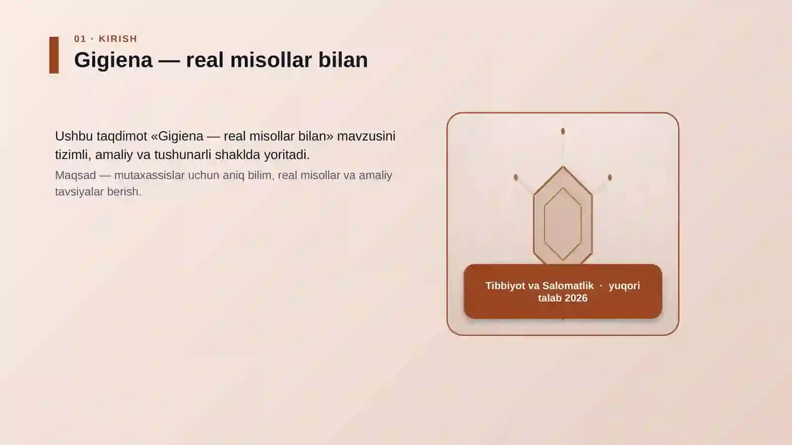 Gigiena — real misollar bilan 3