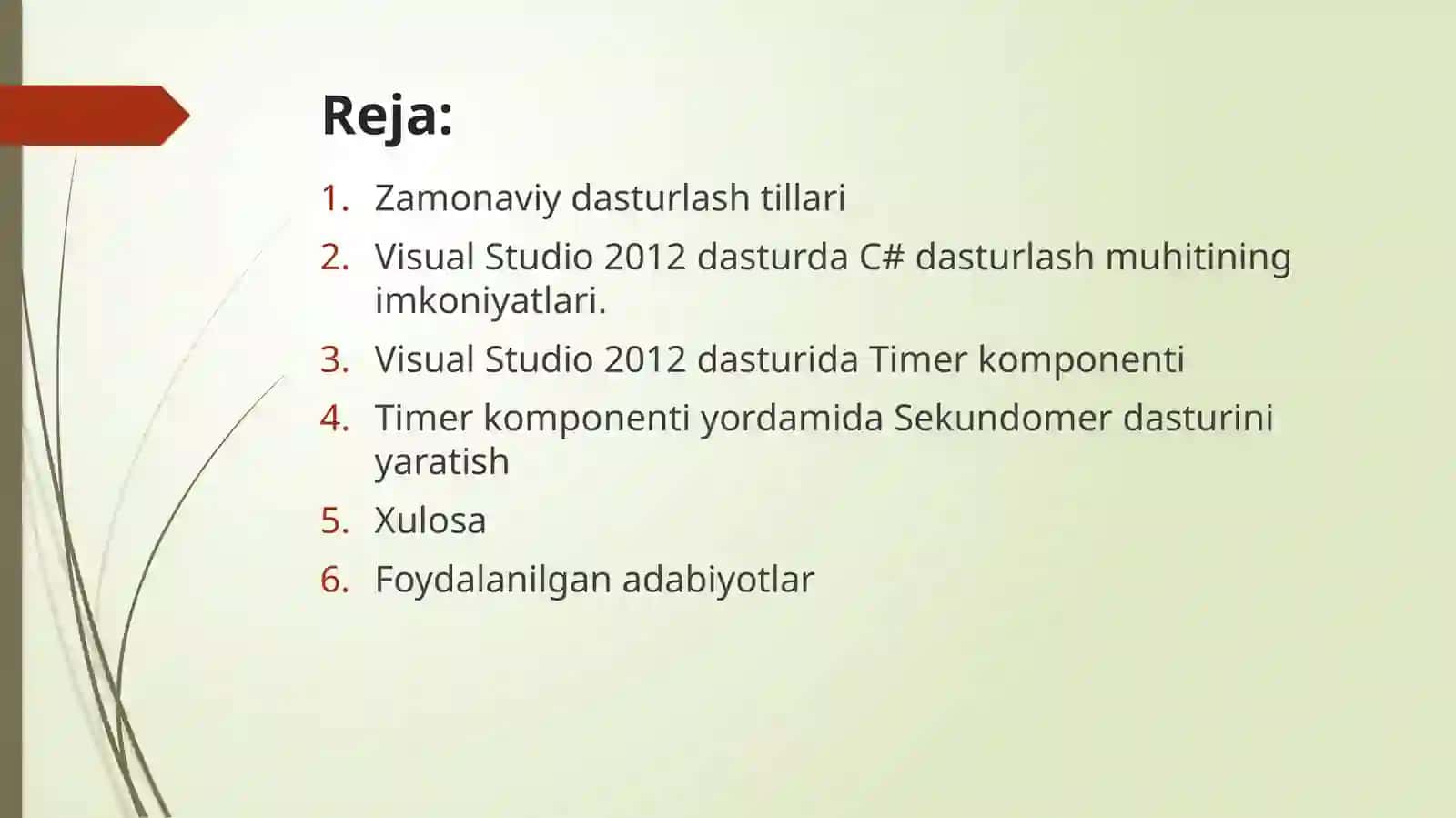 C#dasturlashtilidaTimerkomponentasiyordamidadasturlaryaratish 3