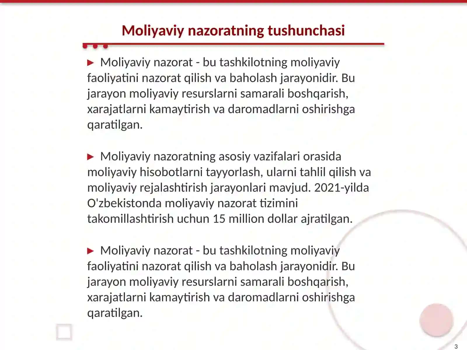 Moliyaviy nazorat 3