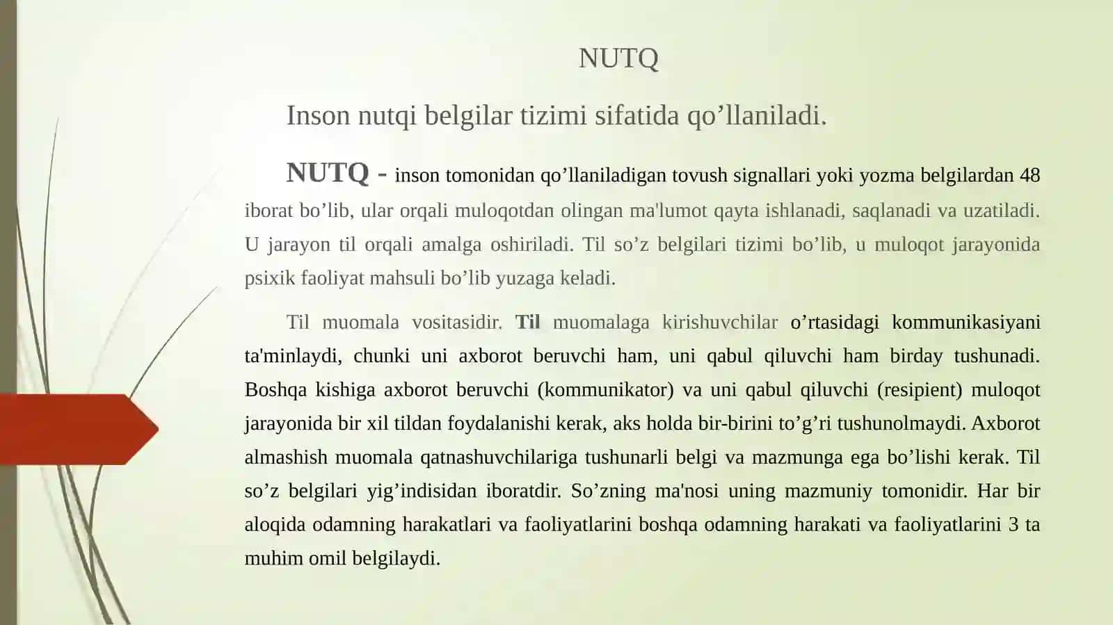 NUTQ VA MUOMALA 3