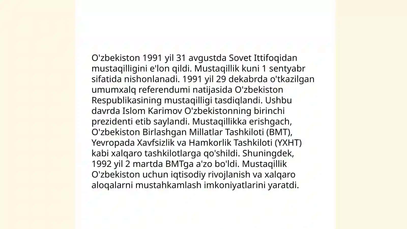 O'zbekistonning eng yangi tarixi 3