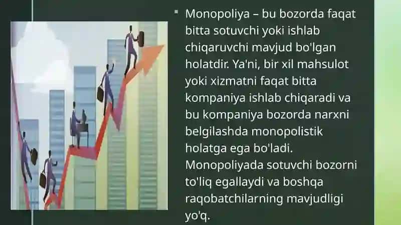 Monopoliya va Monopsoniya 3