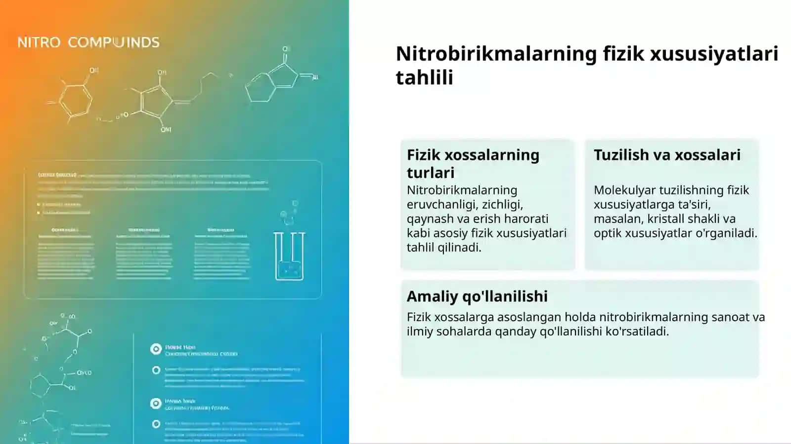Nitrobirikmalar: Olinishi va Xossalari 3