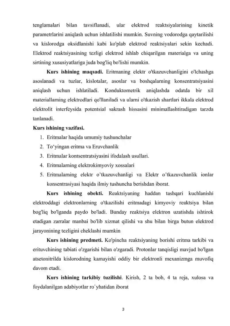 ERITMALARNING ELEKTROKIMYOVIY XOSSALARI 3
