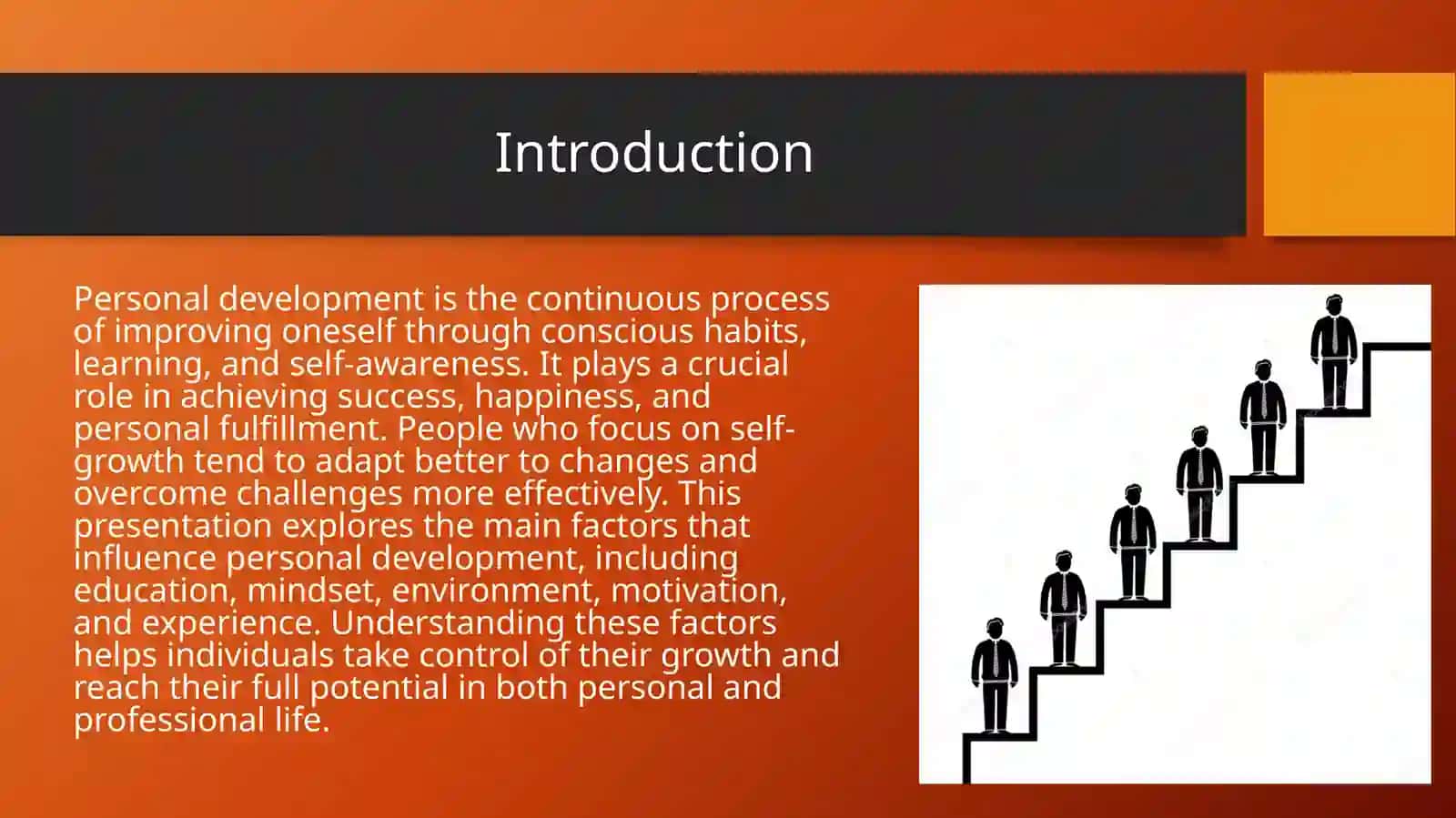 The main factors of personal development 3