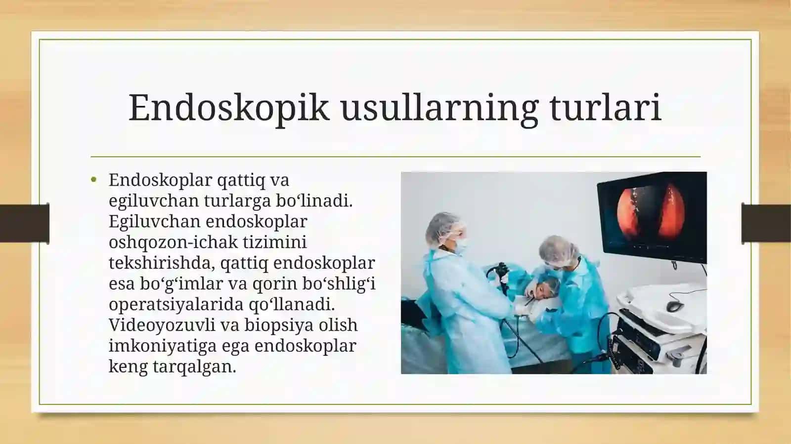 Tibbiyotda endoskopik usullarning qoʻllanishi 3