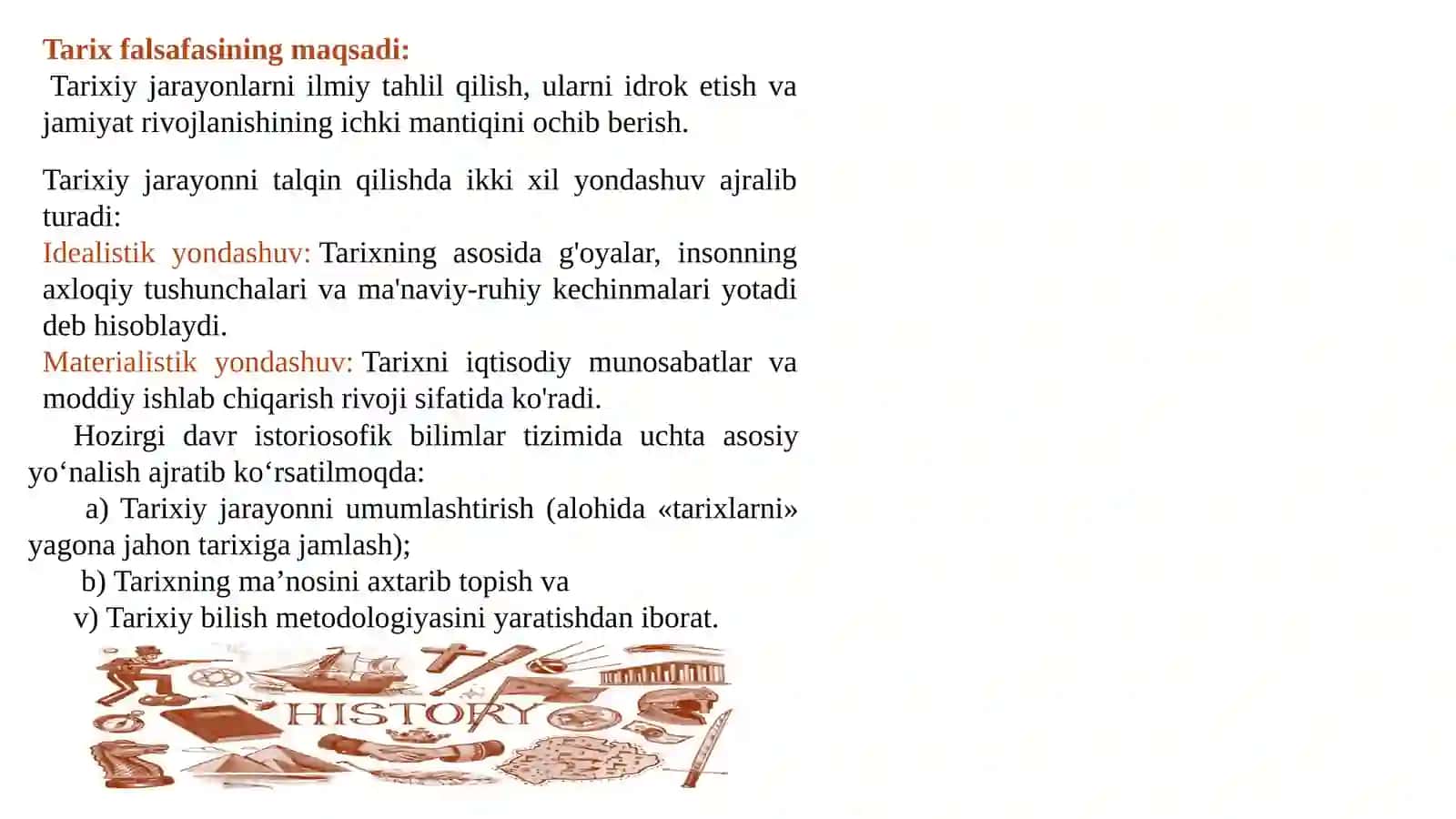 Tarix falsafasi, sivilizatsiya va madaniyat 3