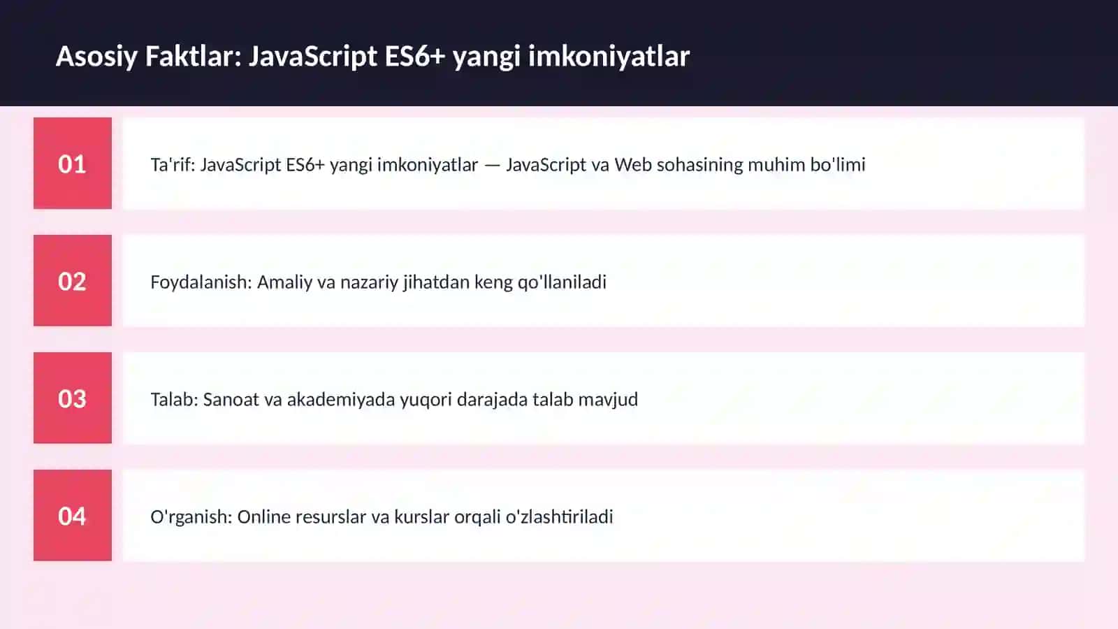 DASTURLASH | JAVASCRIPT VA WEB 3