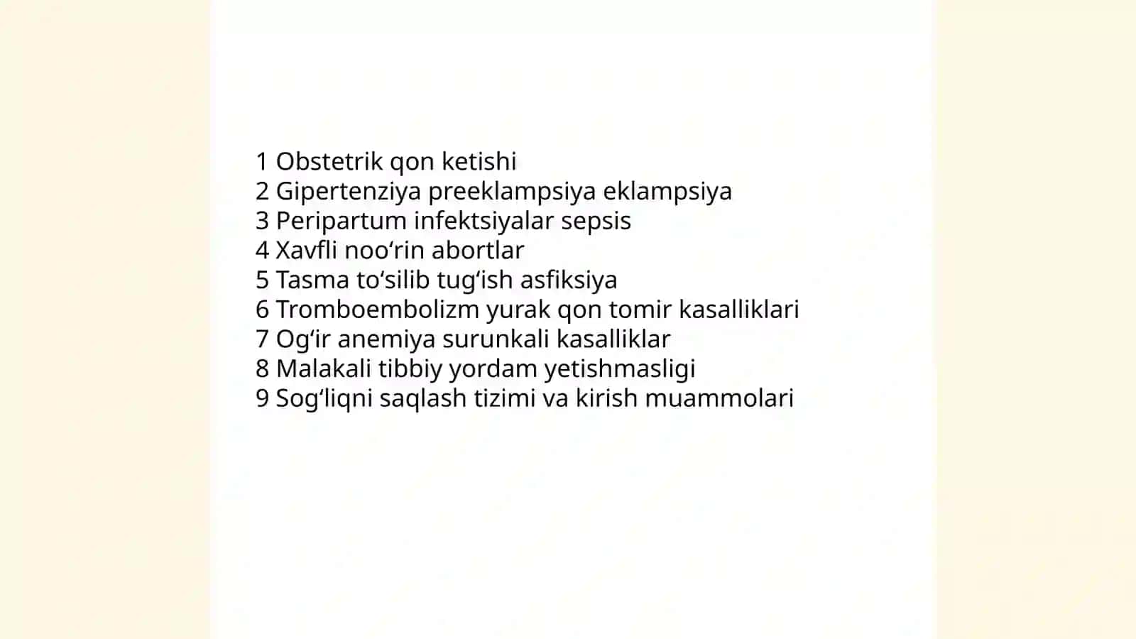 Onalar o'limi 3