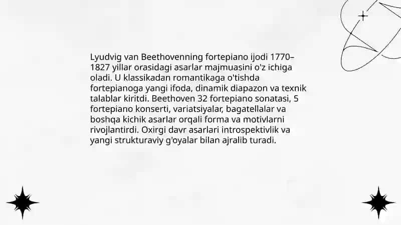 Lyudvig Van Beethoven Fortepiano ijodi 3