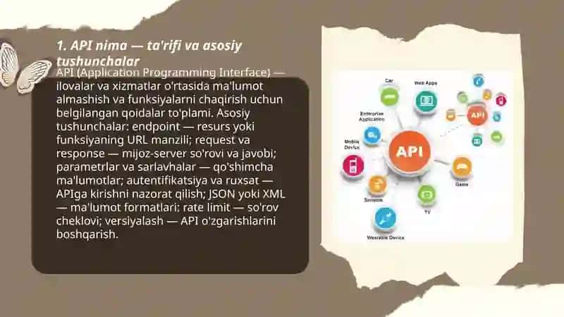 API nima va undan foydalanish 3