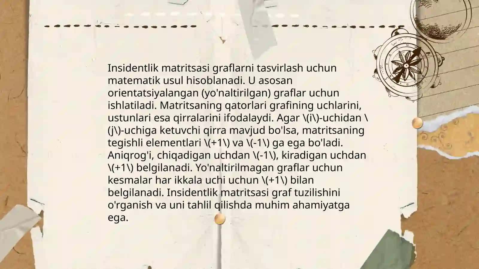 Insidentlik matritsasi 3