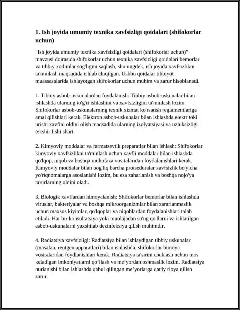 Ish joyida texnika xavfsizligi 3