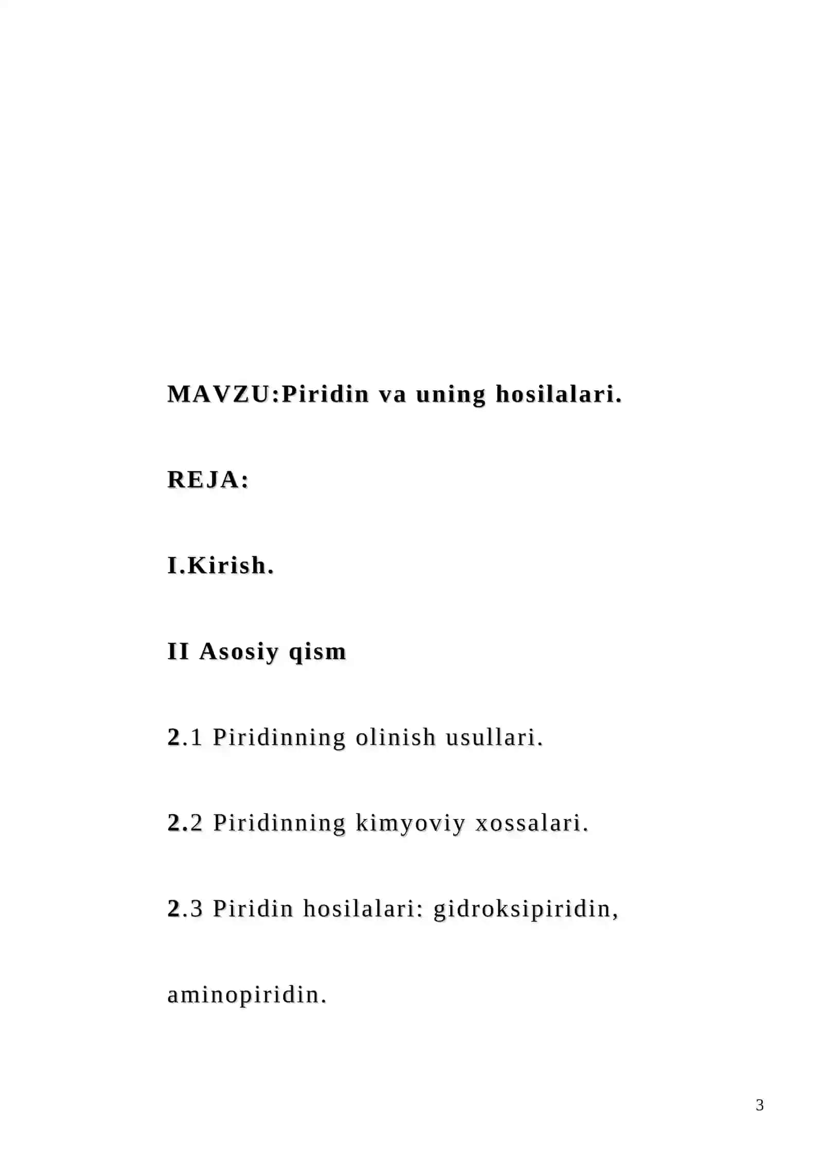 Piridin va uning hosilalari 3