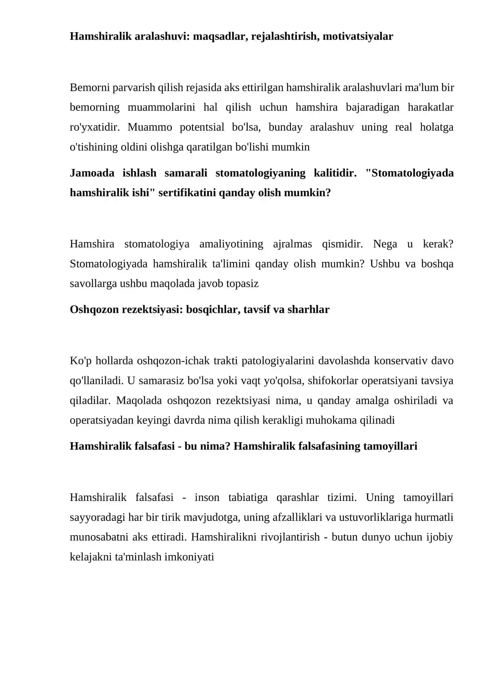 Hamshiralik jarayoni 3