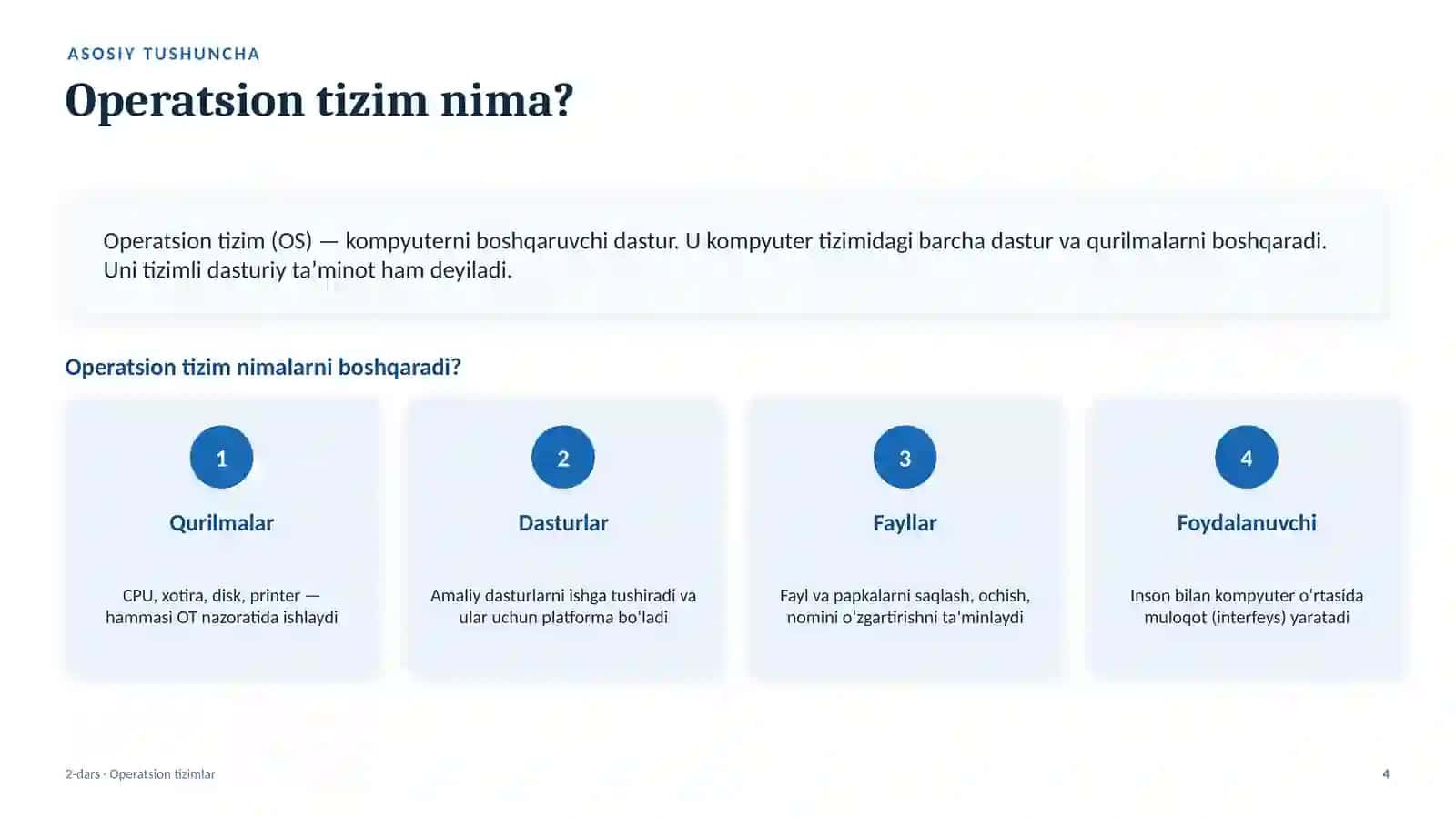 Operatsion tizimlar 3