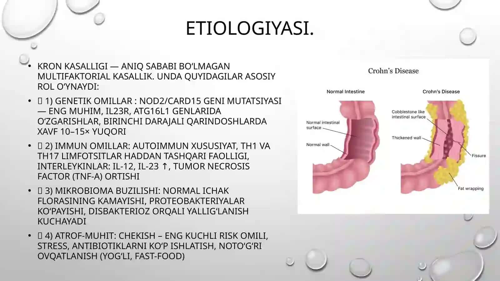 Kron kasalligi. Surunkali enterokolit 3