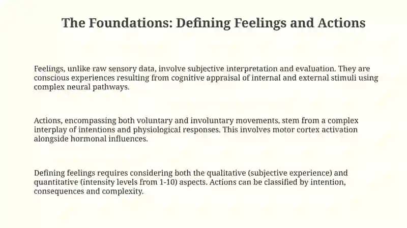 Feelings and actions 3