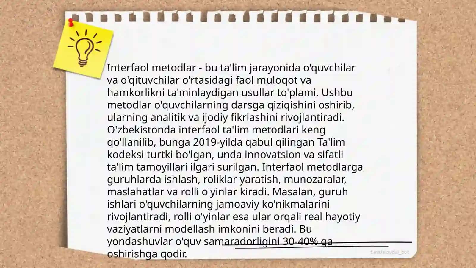Interfaol metodlar 3