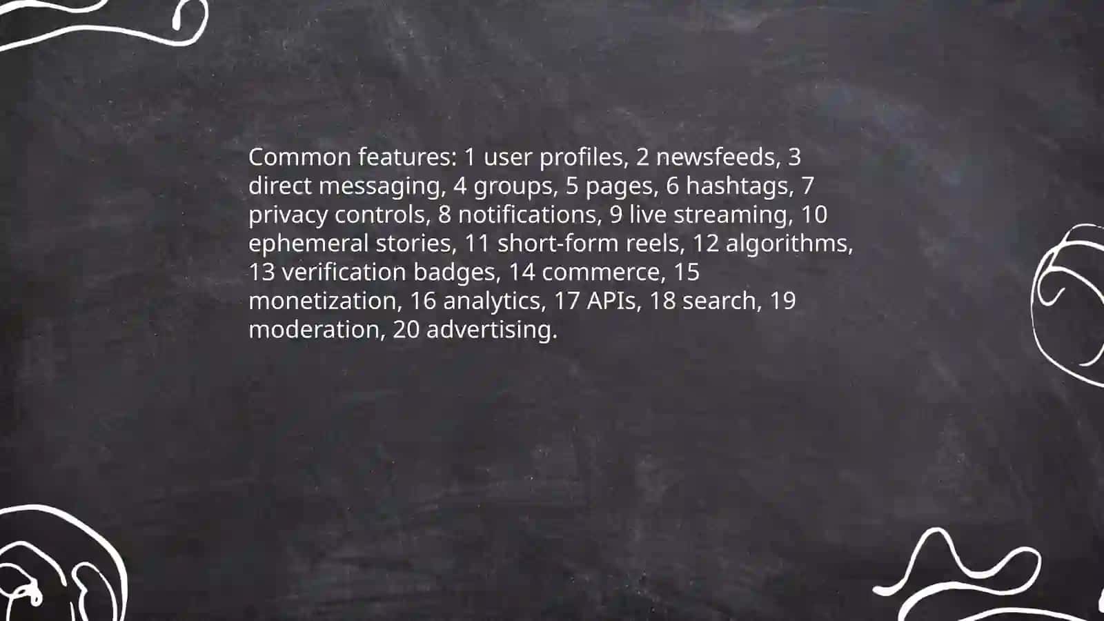 Social networks 3