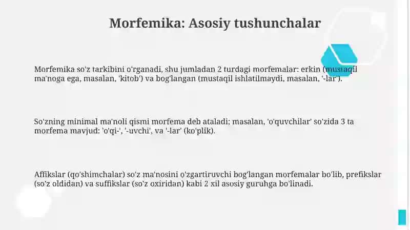 Morfemika 3