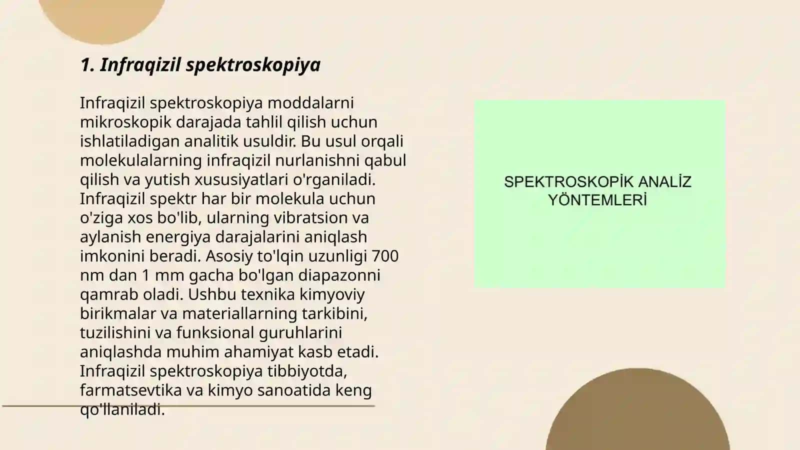 Infraqizil spektroskopiya 3