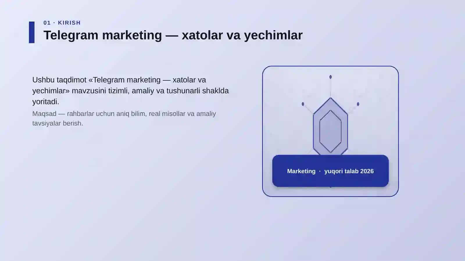 Telegram marketing — xatolar va yechimlar 3