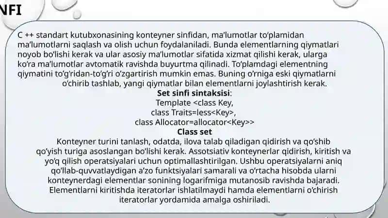 Assotsiativ konteynerlar 3