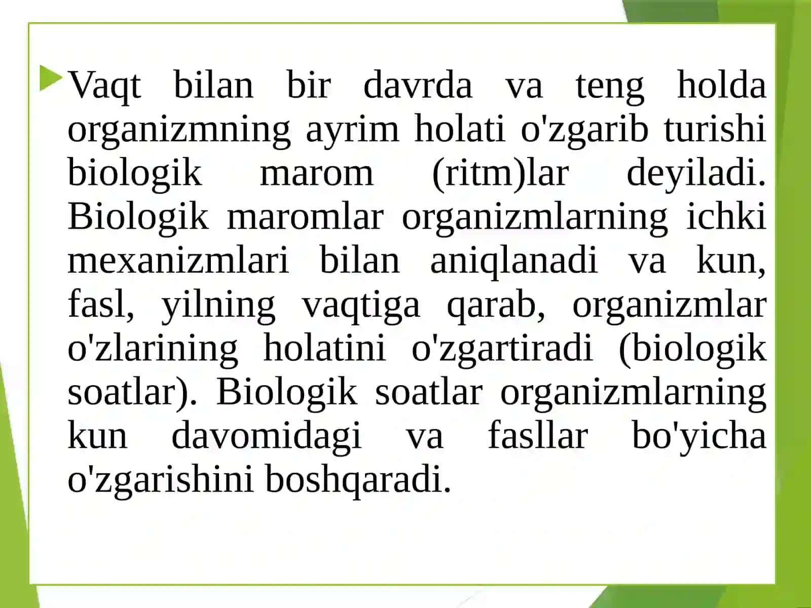 Biologikma'romlar 3