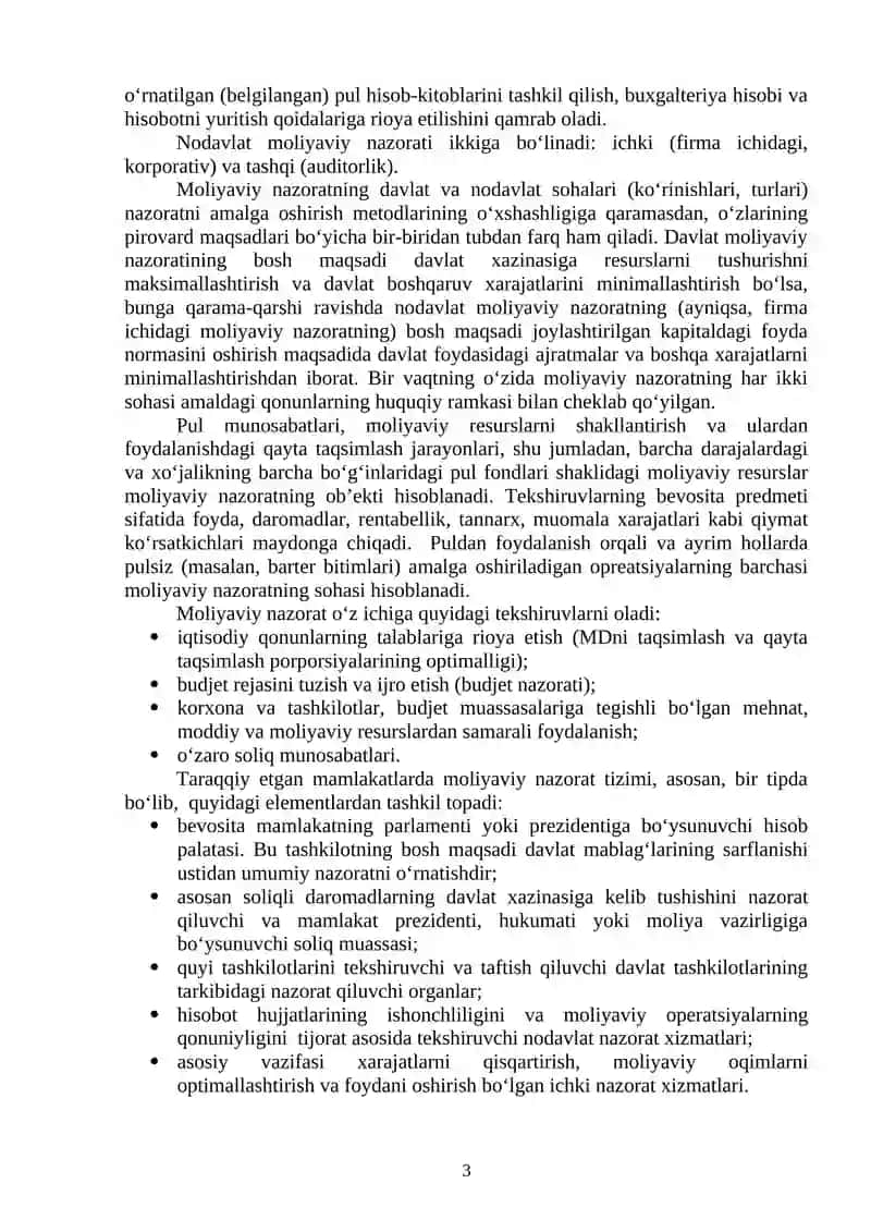 Moliyaviy nazorat 3