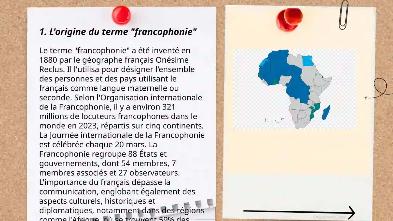 L’histoire le terme de francophonie 3