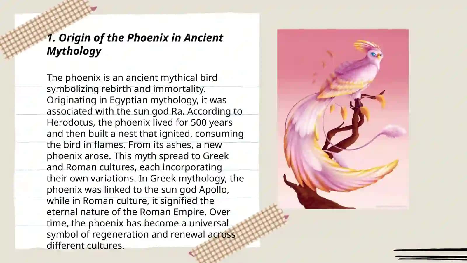 Mythical Phoenix bird 3