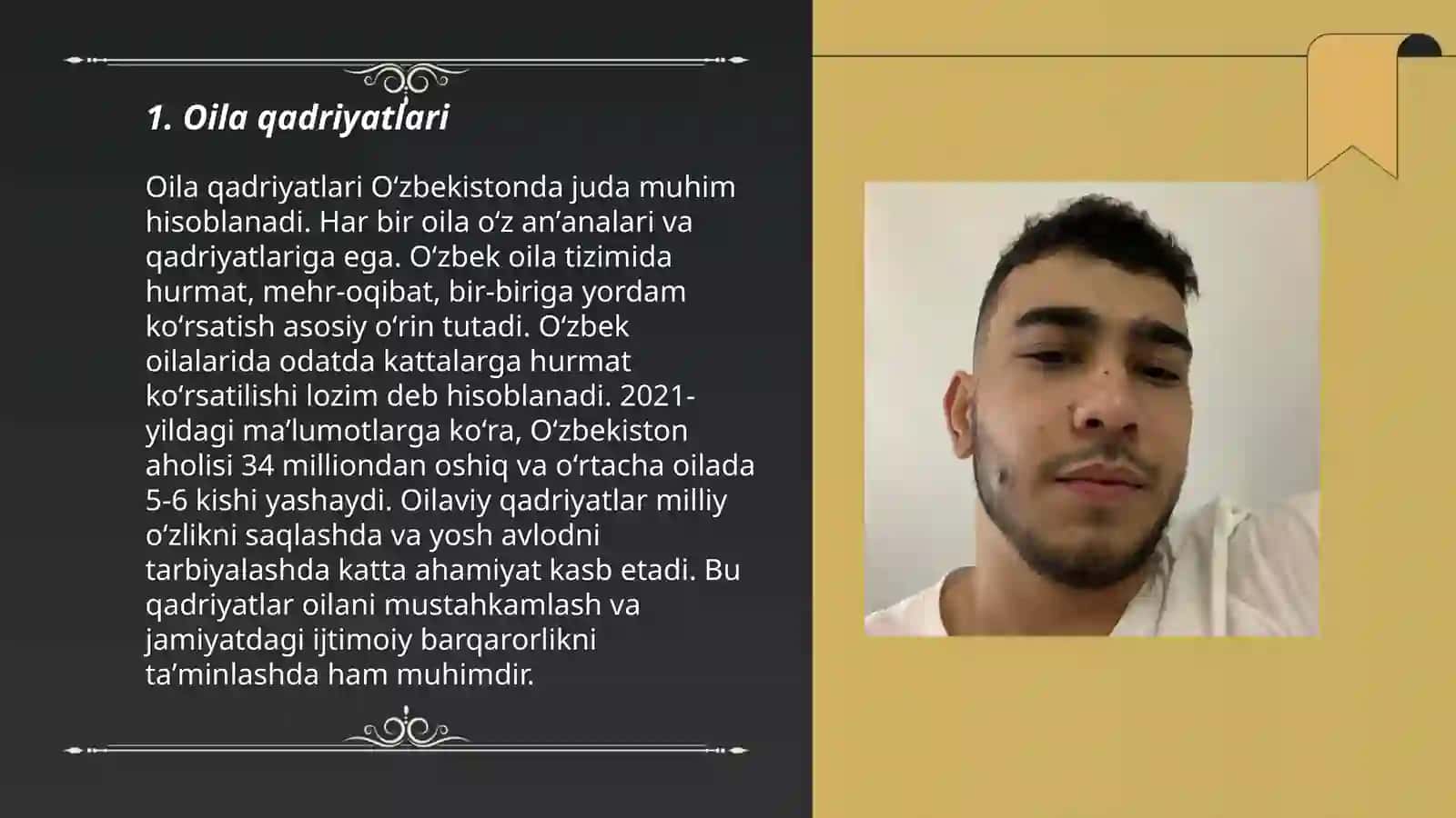 Oila qadriyatlari 3