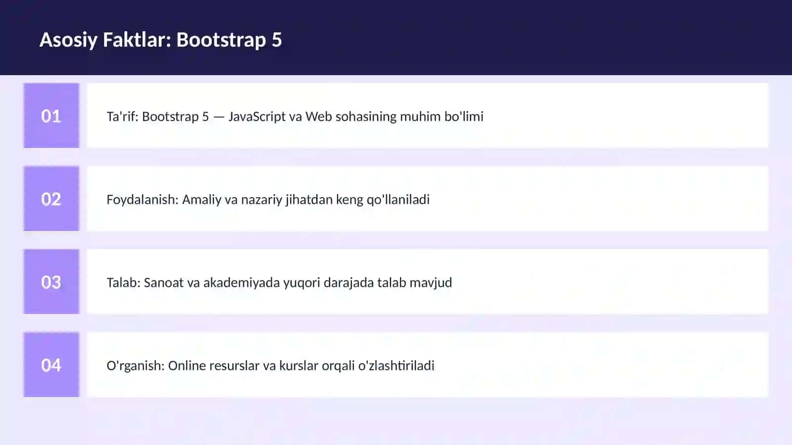 DASTURLASH | JAVASCRIPT VA WEB 3
