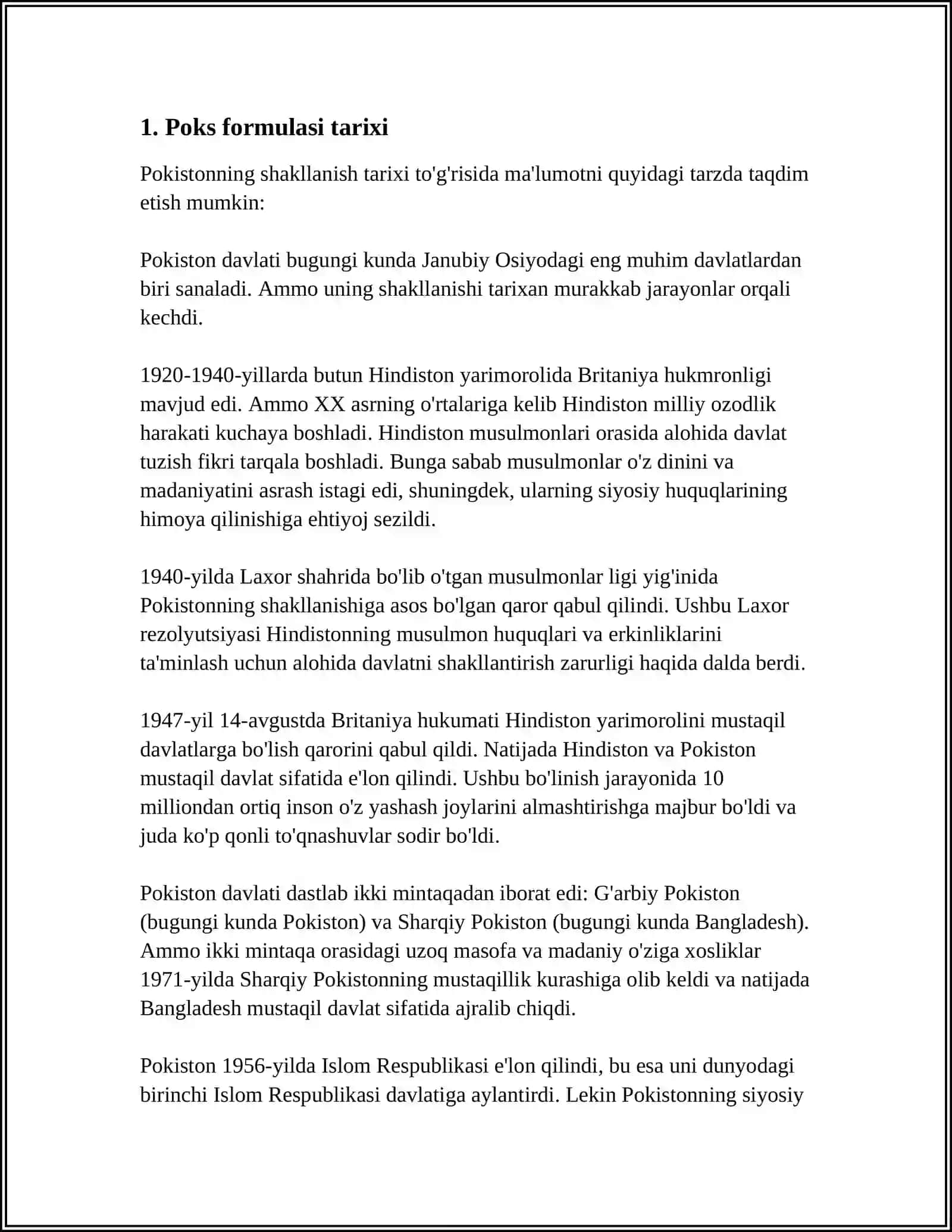 POKS FORMULASI TARIXI 3
