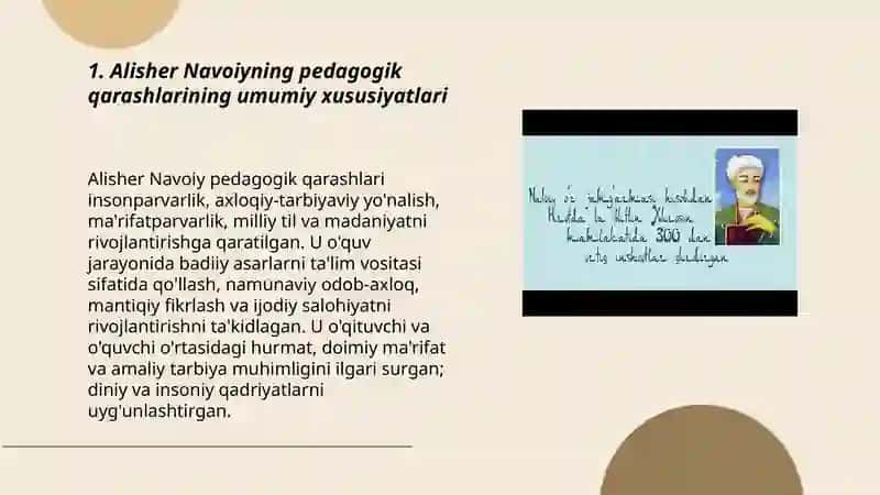 Alisher Navoiyning pedagogik qarashlari 3
