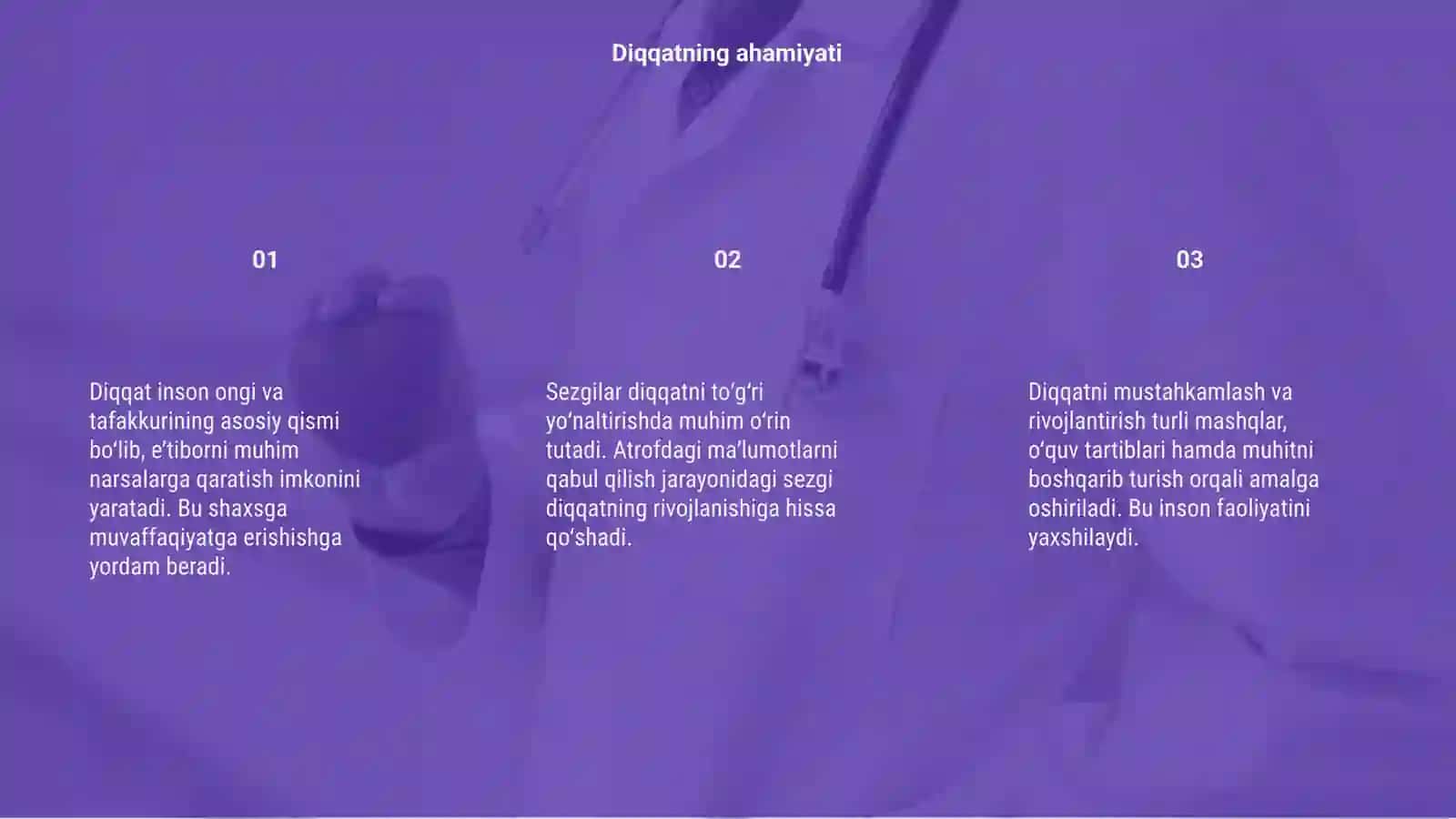 Diqqat va Sezgi 3