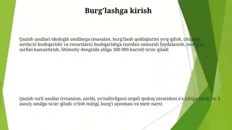 Burg'ilaş usullari 3