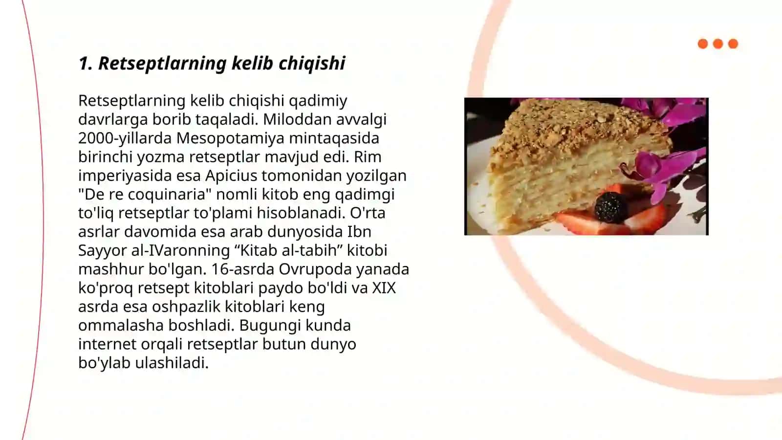 Retsept tarixi 3