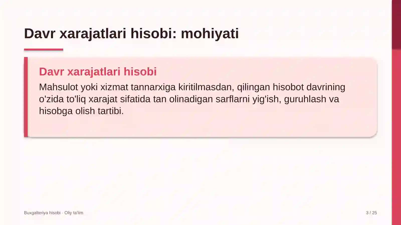 Sport maktablarida davr xarajatlari hisobi 3