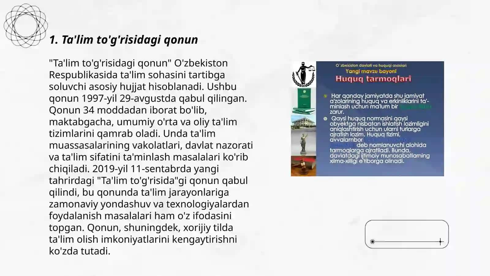 Ta'lim to'g'risidagi qonun 3