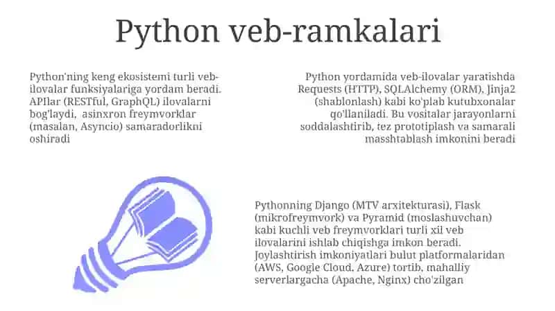 Python veb-ramkalari 3