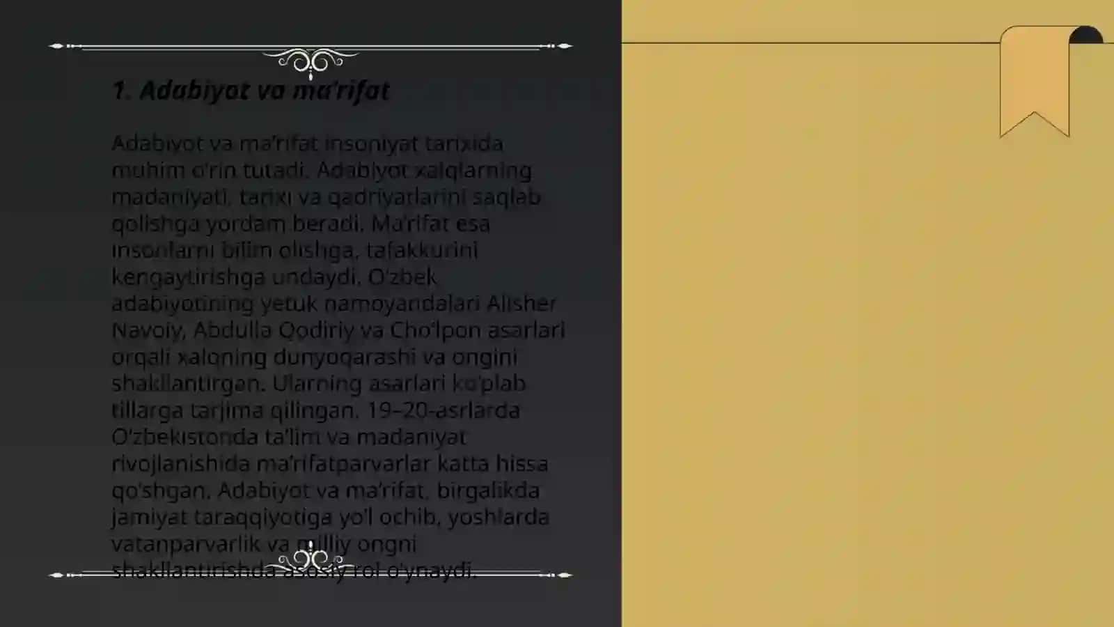 Adabiyot va Ma'rifat 3