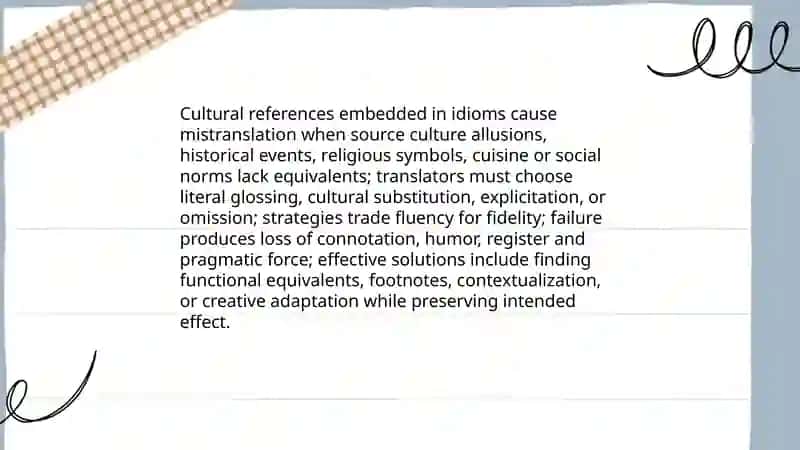 Problems of translating idioms 3