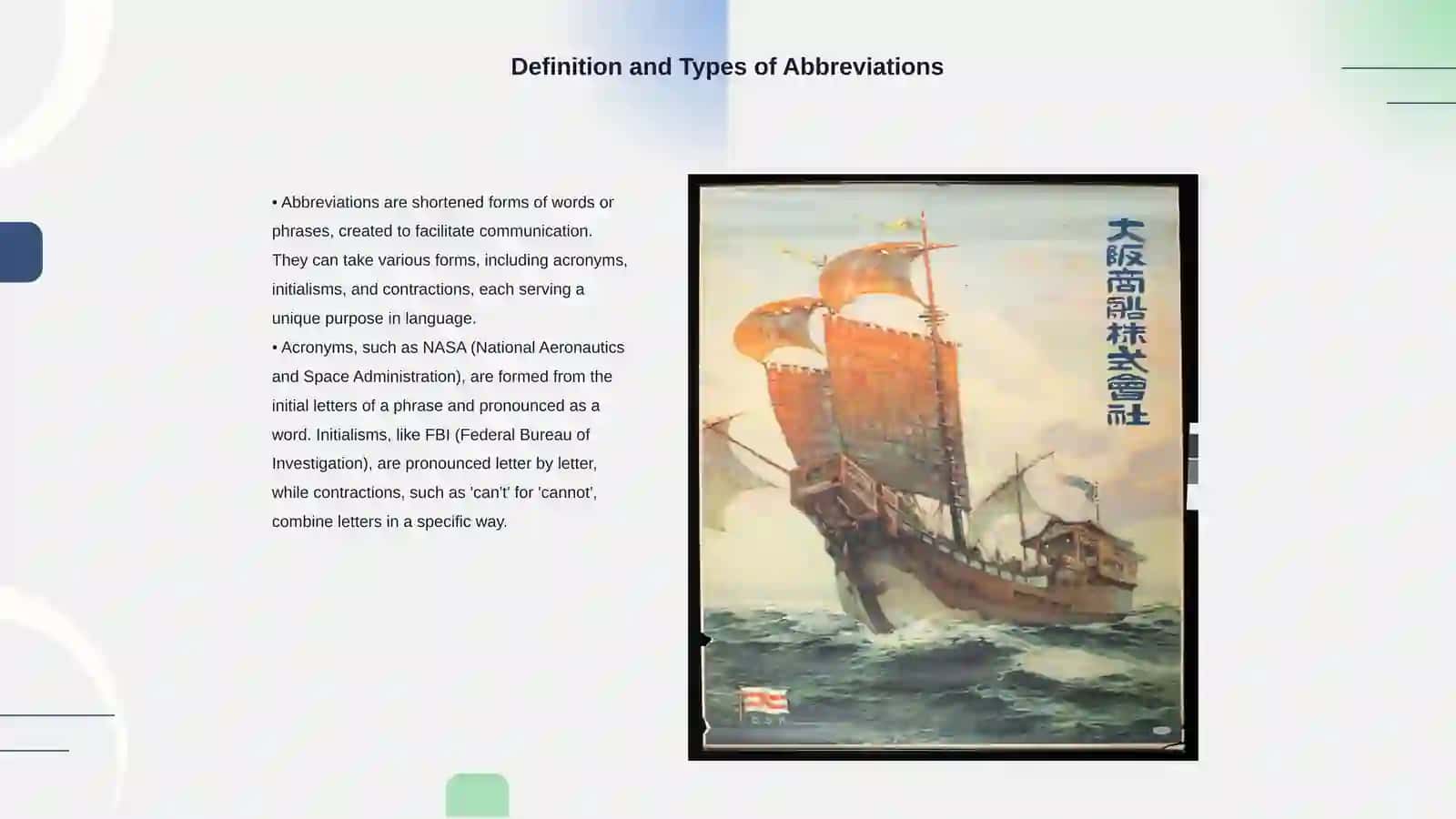 Abbreviations and Abbreviated Words 3