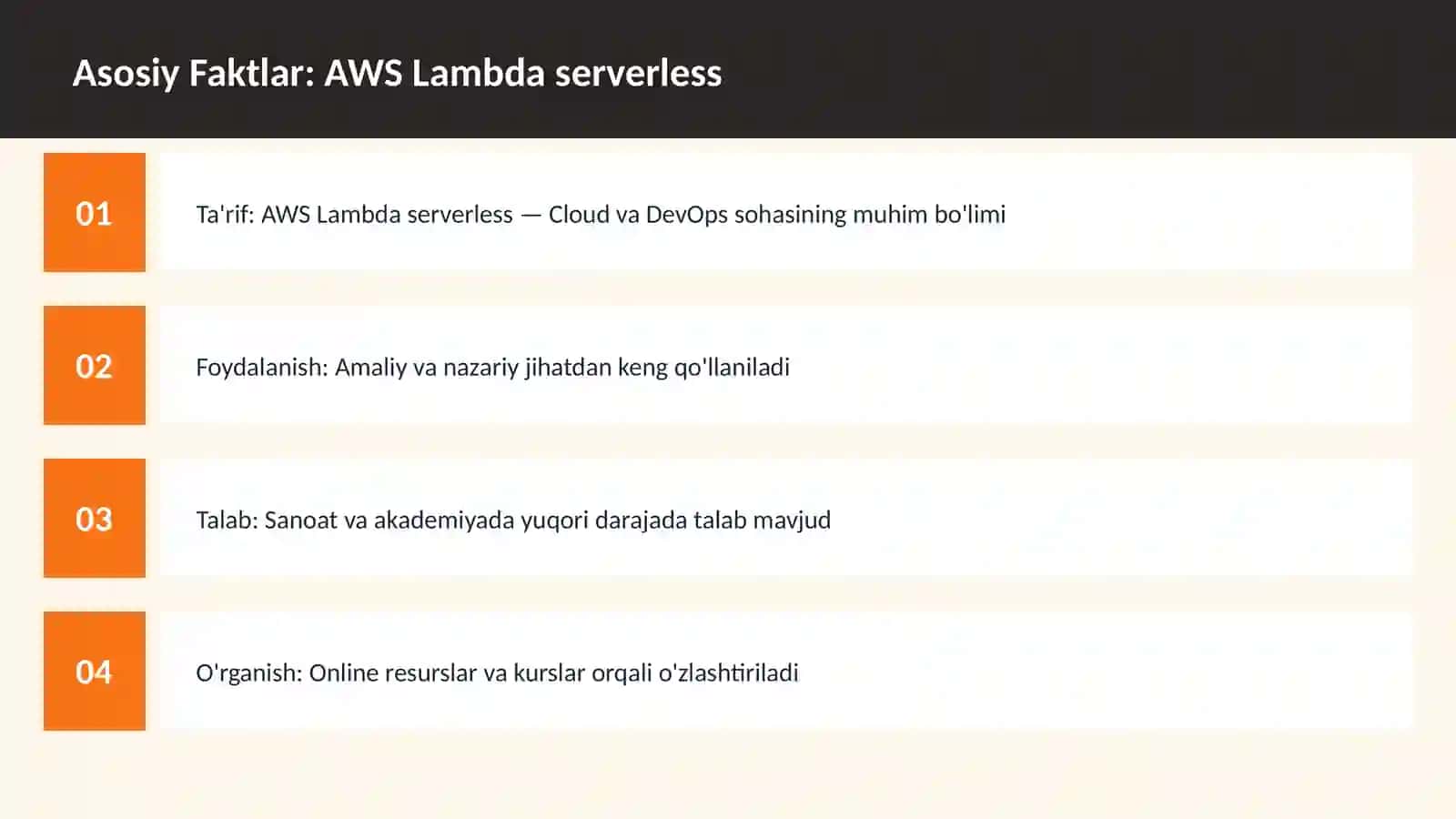 AWS Lambda serverless 3