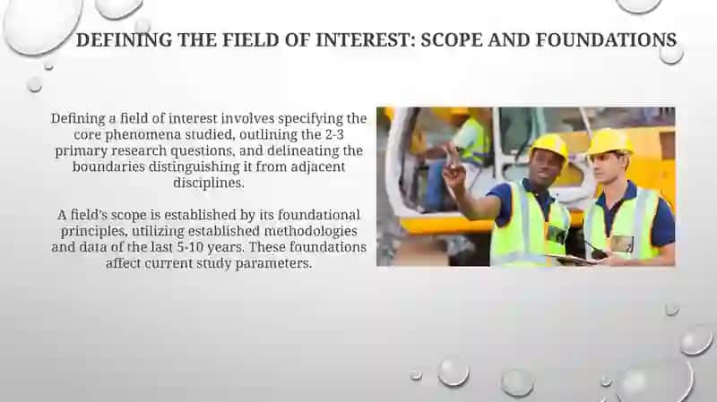 Defining the Field of Interest: Scope and Foundations 3